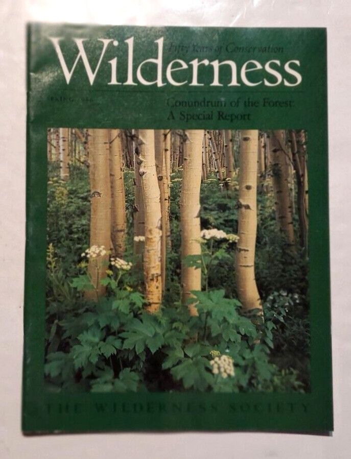 Wilderness (Wilderness Society Journal/Magazine) Spring 1986