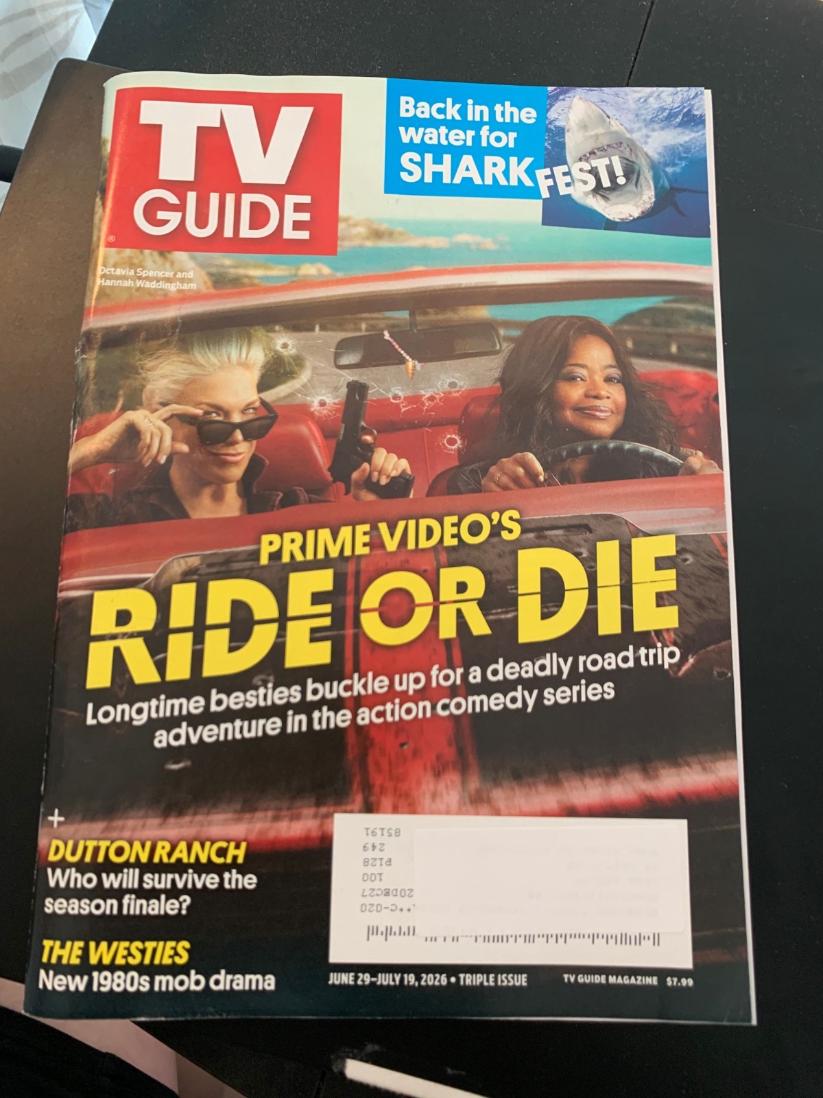 TV Guide Magazine June 29 July 19 2026 Ride or Die SharkFest Scream 7 ~ WICKED