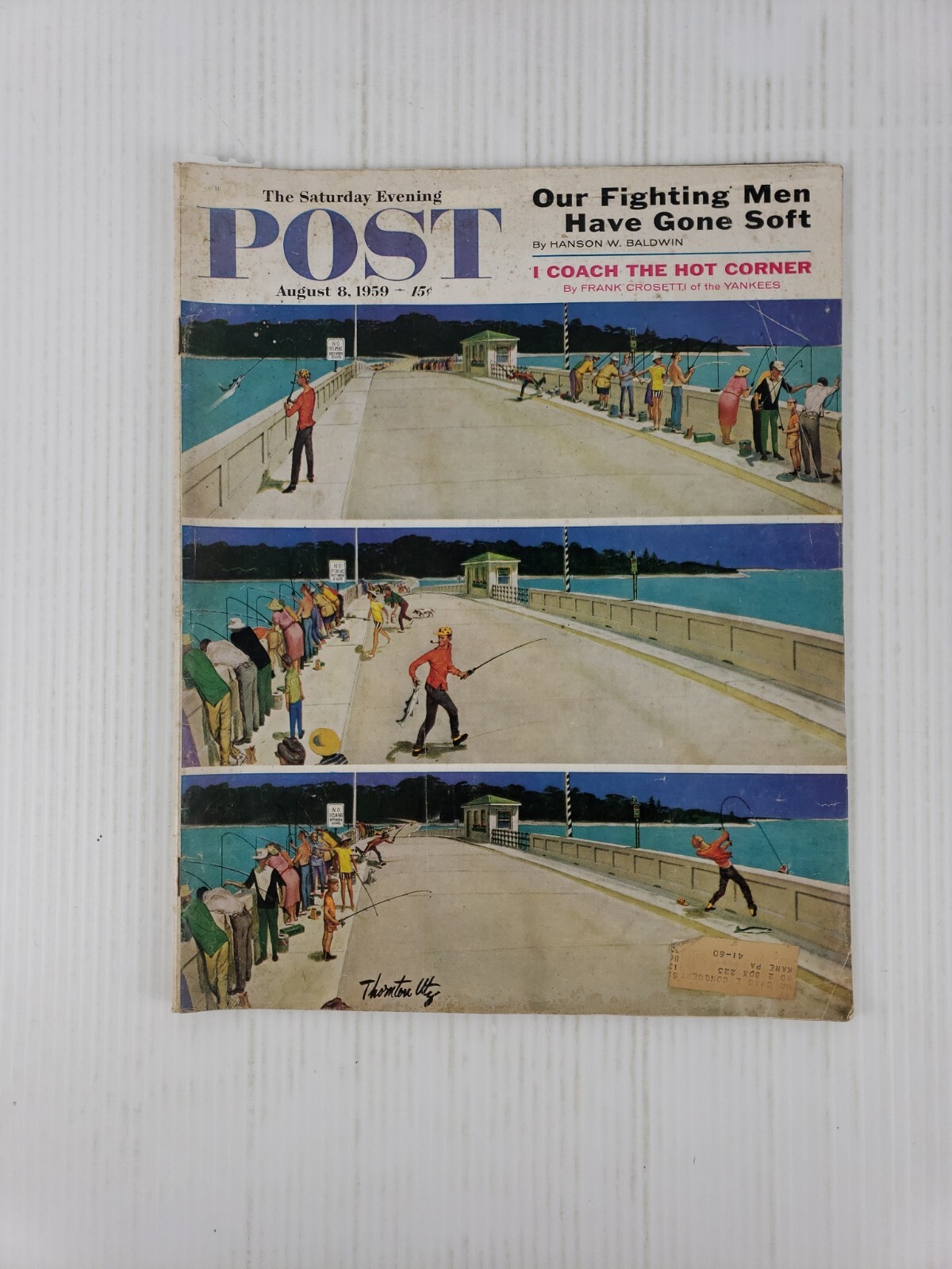 Saturday Evening Post August 8, 1959; Yankee Coach, Fighting Men, Hoffa, Salem