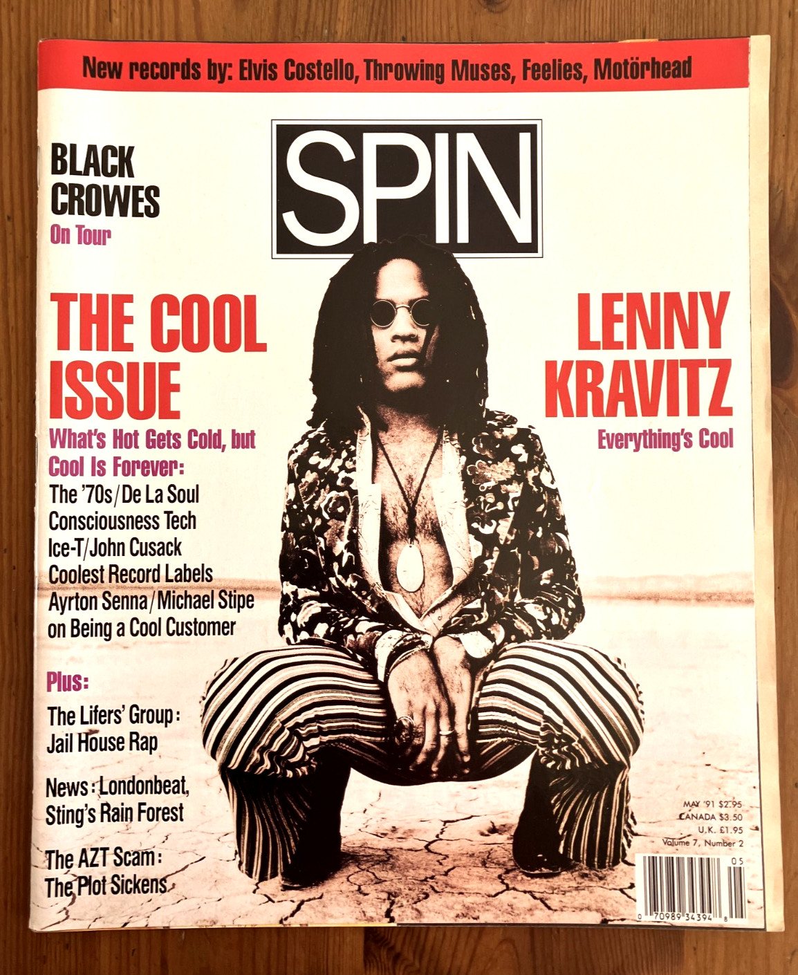 SPIN Magazine – Lenny Kravitz – De La Soul – The Cool Issue – May ’91 – NR Mint