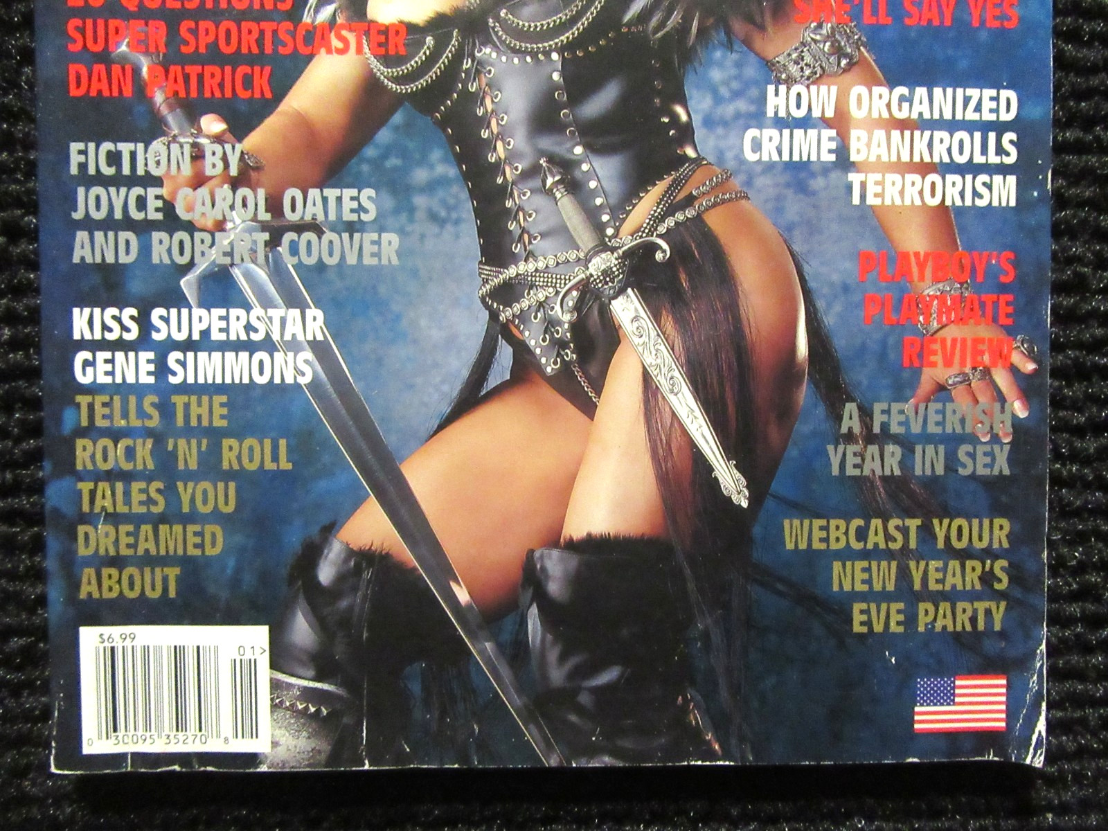 Vtg Playboy Jan 2002 Joanie Lauer Cover & Pictorial!! We Combine Shipping!
