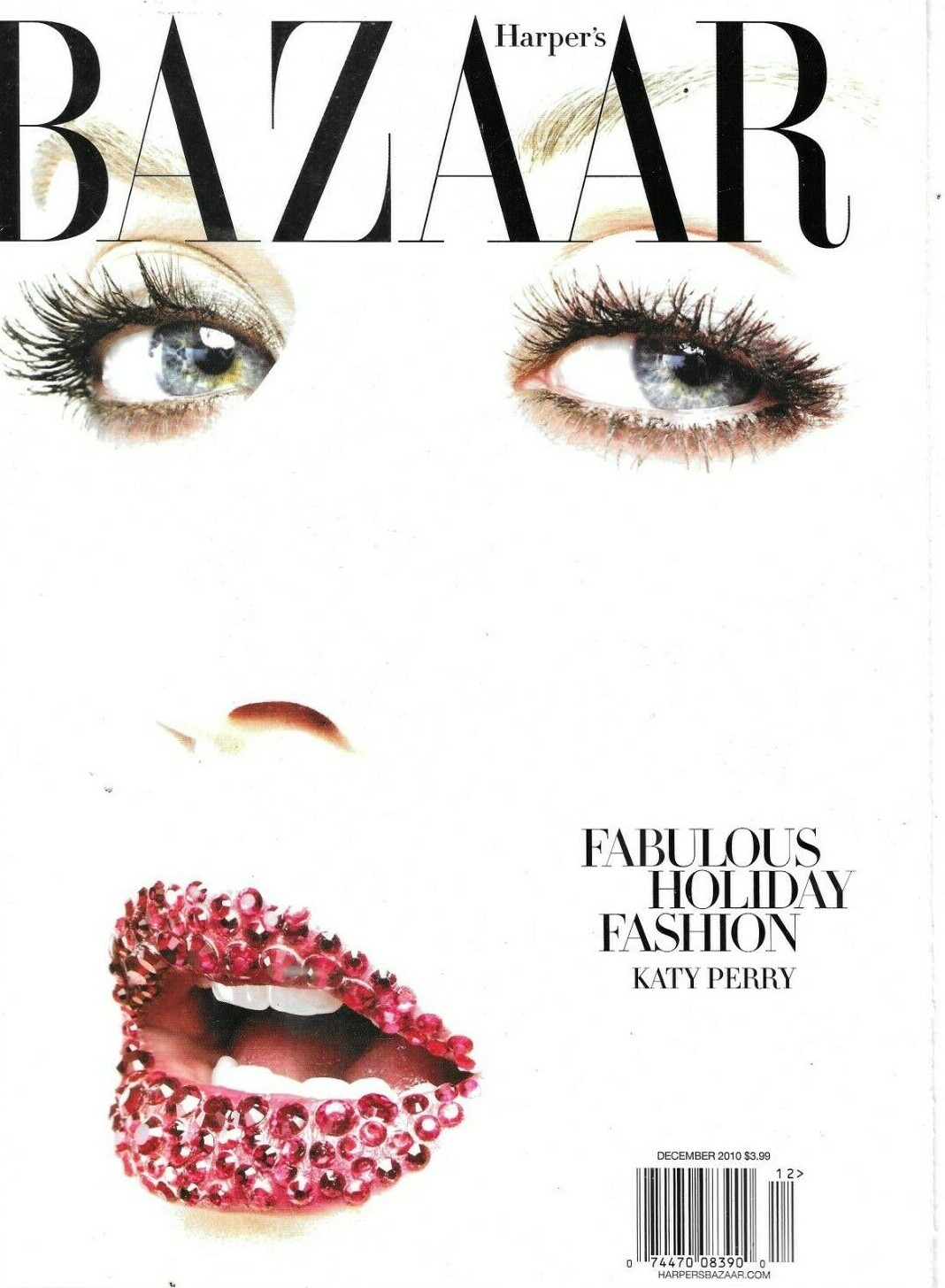 Harper’s Bazaar Magazine Katy Perry Barbra Streisand Emmanuelle Seigner 2010
