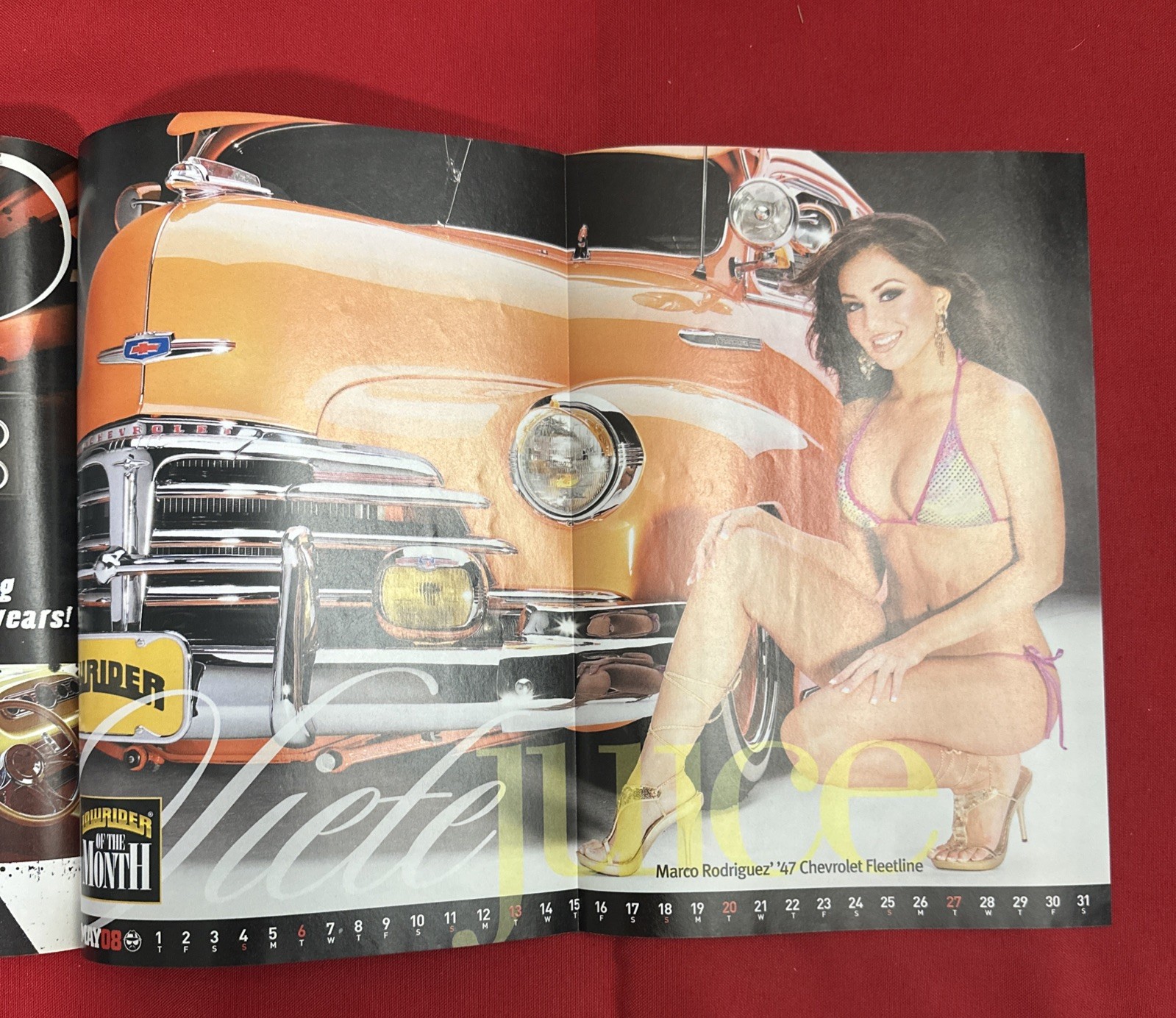 Lowrider Magazine May 2008 ft Laura Valencia, Star Struck, Centerfold Included