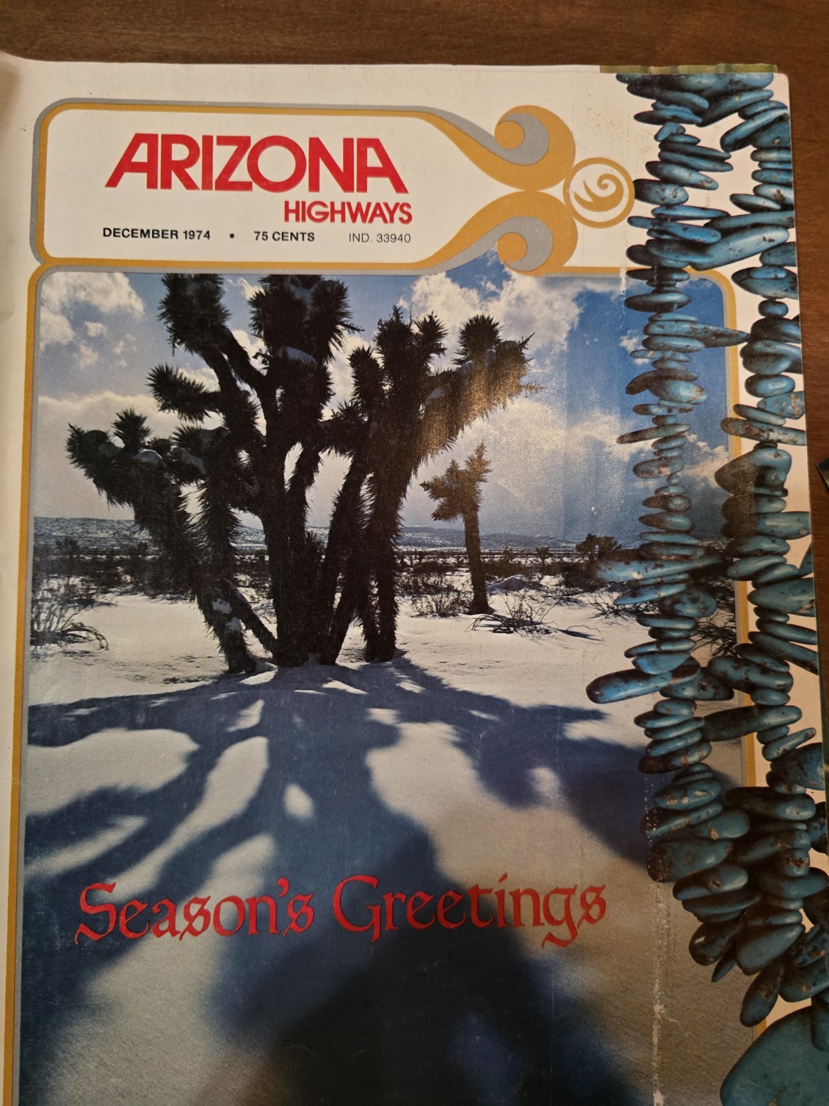 Arizona Highways magazine, December 1974 issue.