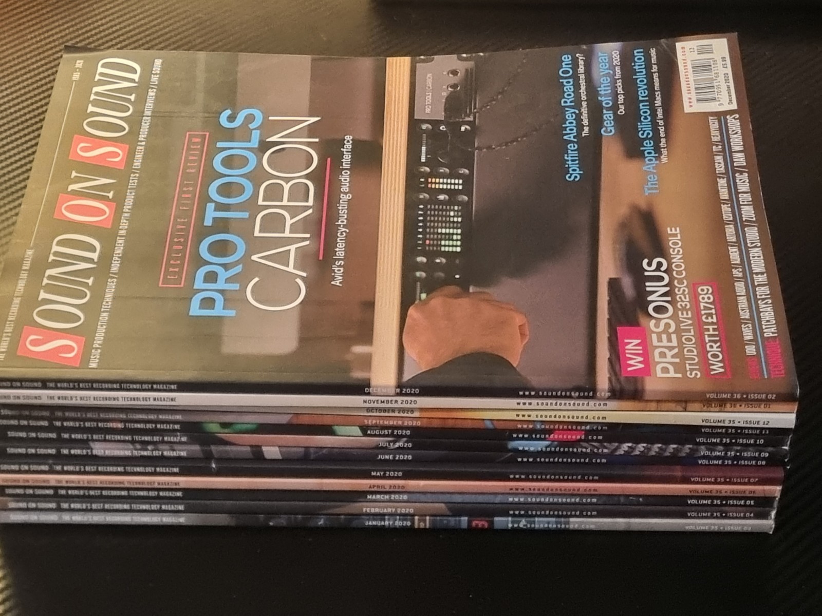 Sound On Sound Magazine Year 2020 Collection (12 Issues Total)