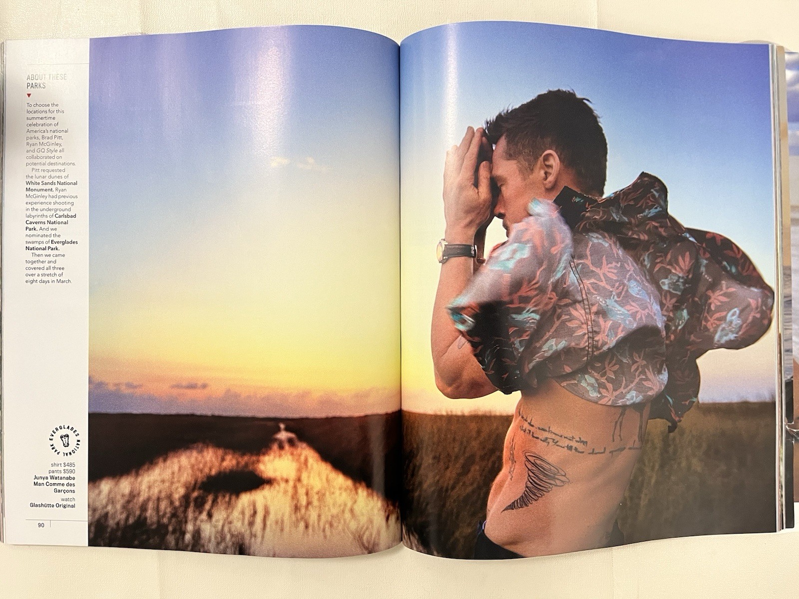 GQ Style Magazine Brad Pitt Cover August 2017 Ryan McGinley