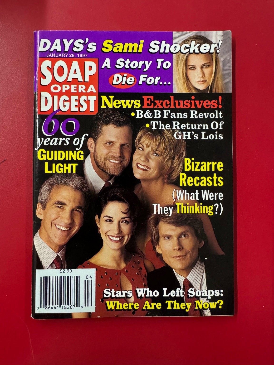 Soap Opera Digest Magazine January 28 1997 Sami Shocker Guiding Light