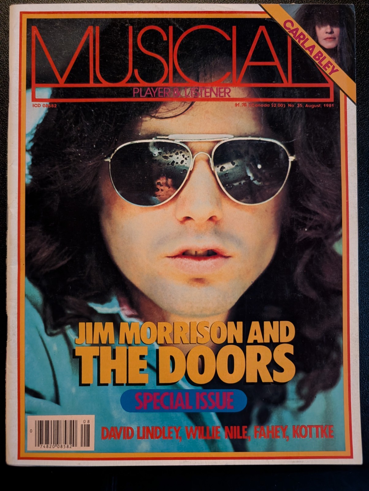 Musician Magazine August 1981 Jim Morrison & The Doors, Carla Bley,David Lindley