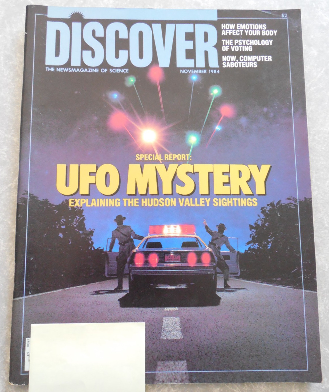 DISCOVER Magazine, NOVEMBER 1984, SPECIAL REPORT: UFO MYSTERY – HUDSON VALLEY!