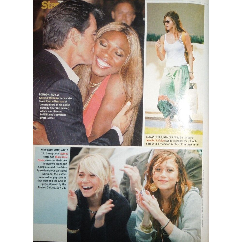 JOHNNY DEPP people LINDSAY LOHAN elizabeth edwards ASHLEY & MARY-KATE OLSEN