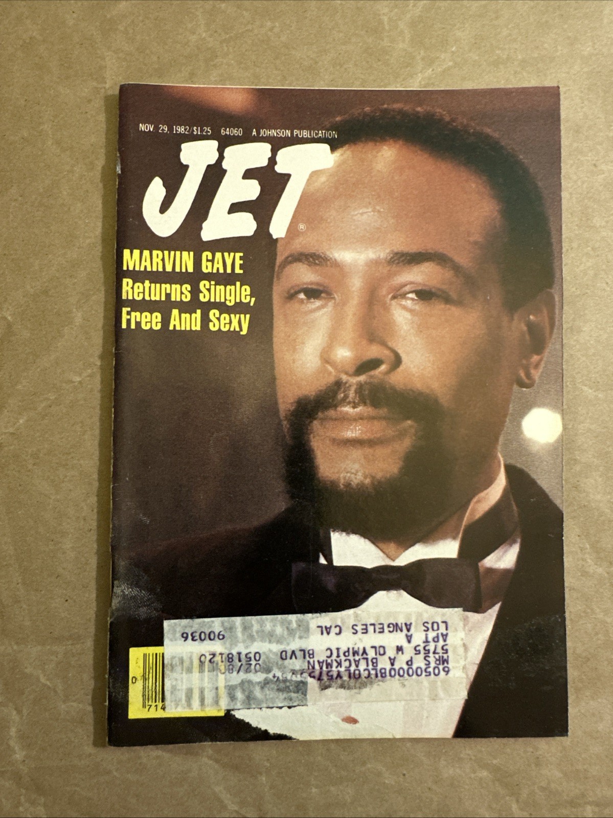 Jet Magazine November 29, 1982 Marvin Gaye