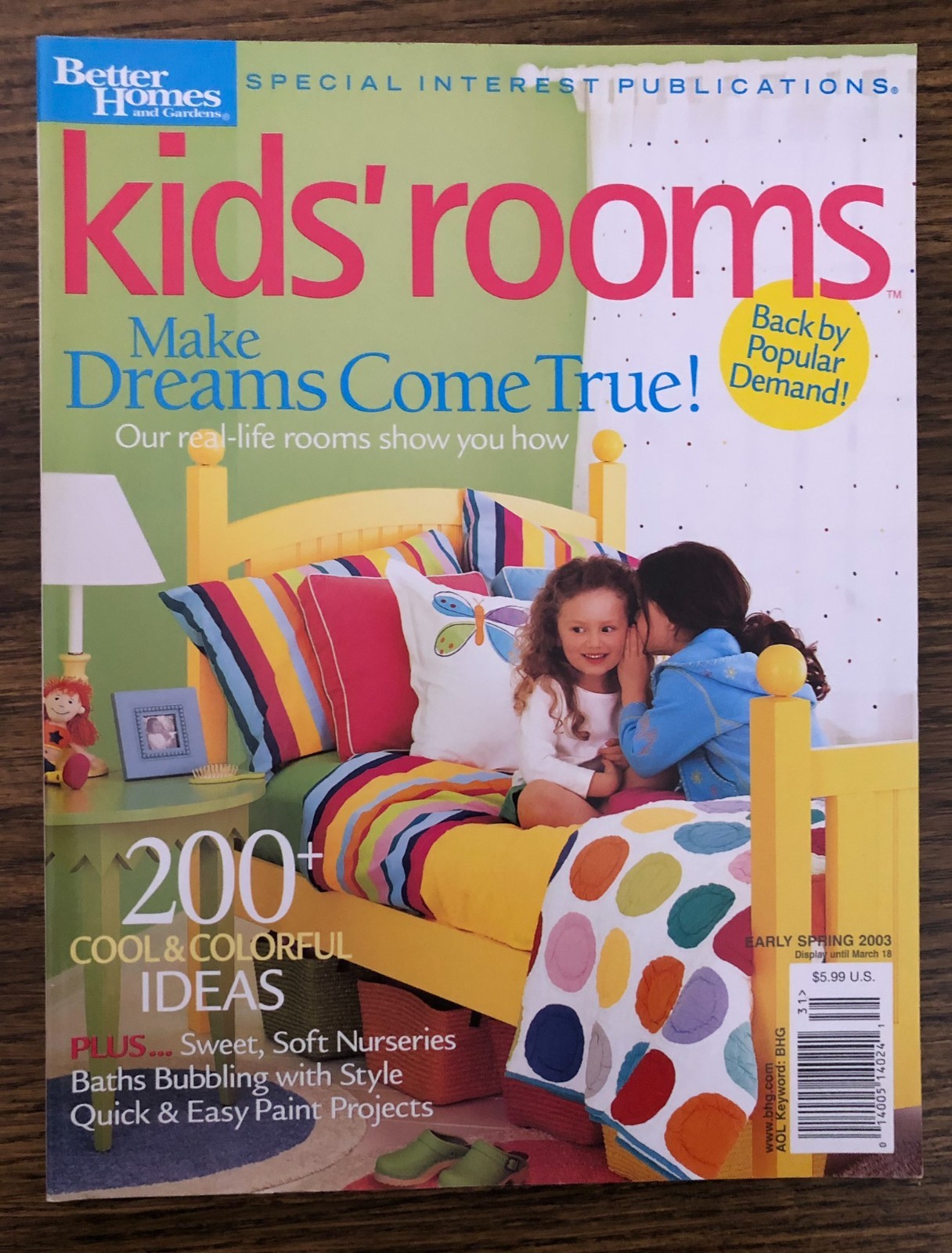 BHG Kid’s Rooms 200+ Cool & Colorful Ideas Spring 2003 DIY Home Decorating