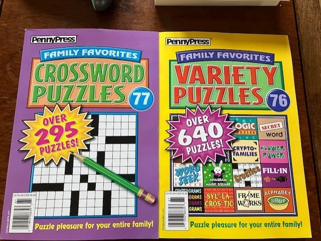 Penny Press Crossword puzzles and variety puzzles