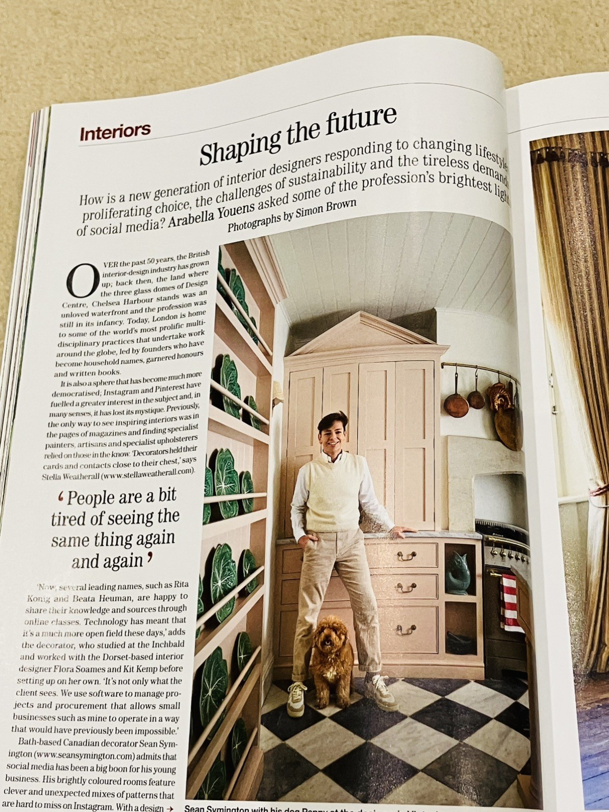 COUNTRY LIFE MAGAZINE 9 April 2025, #15 Interiors Special, Shall we go through?