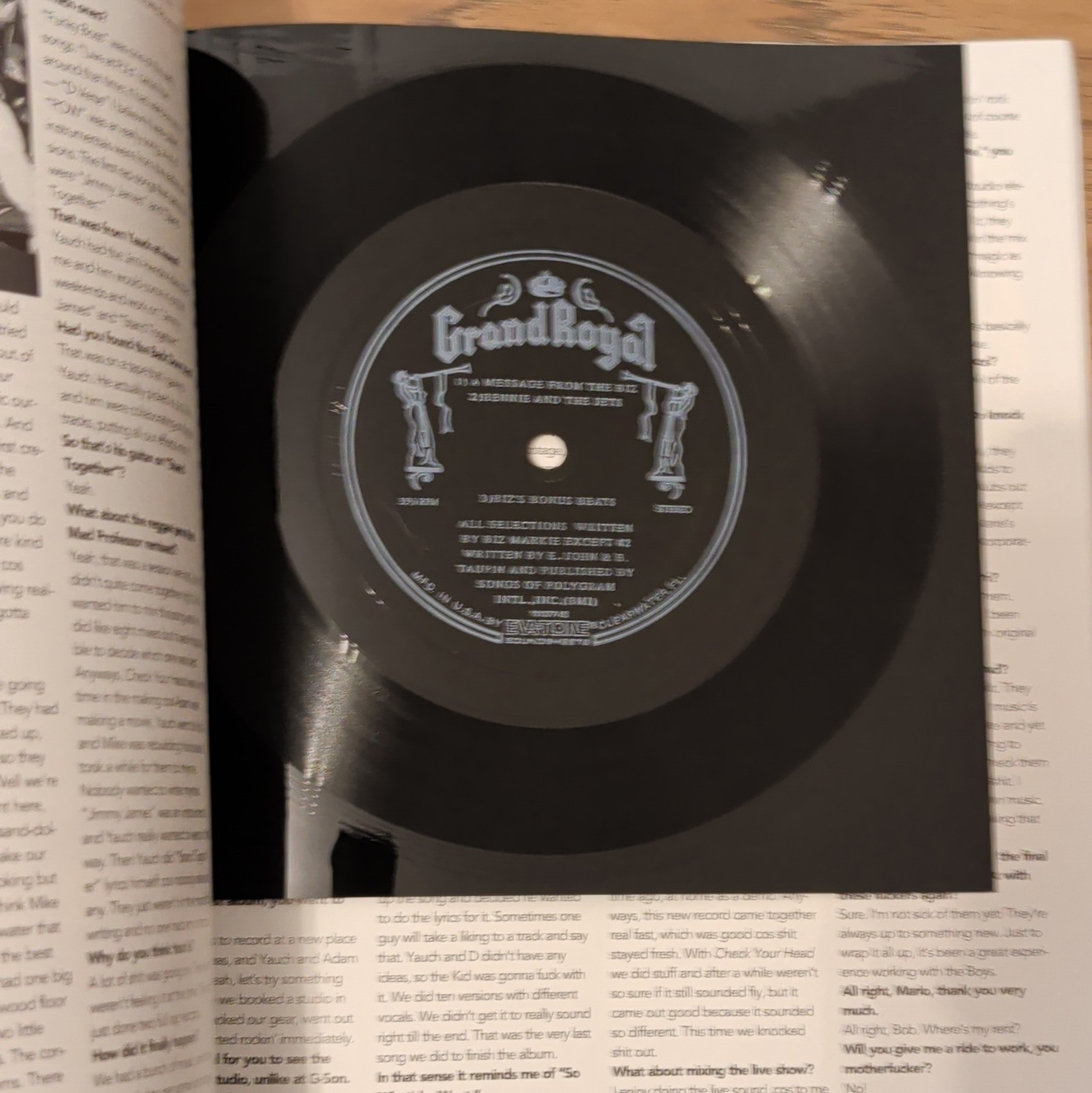 Grand Royal Magazine Issue 2 Jan 1995 Lee Perry, Biz Markie Album inside!