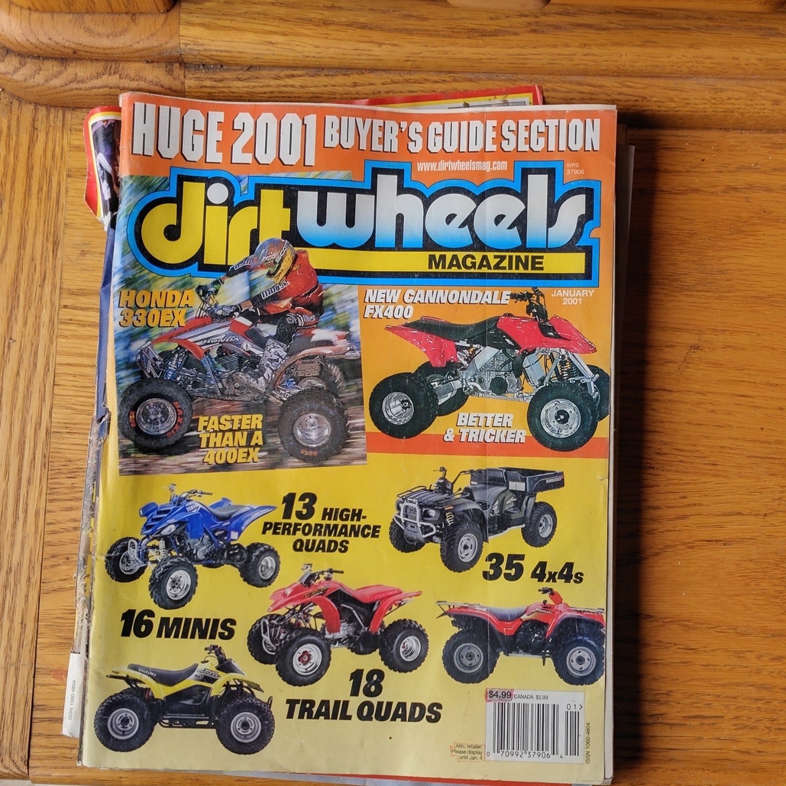 Dirt Wheels Magazines lot of 5 English Illustrated ATV & Off-Road Automotive