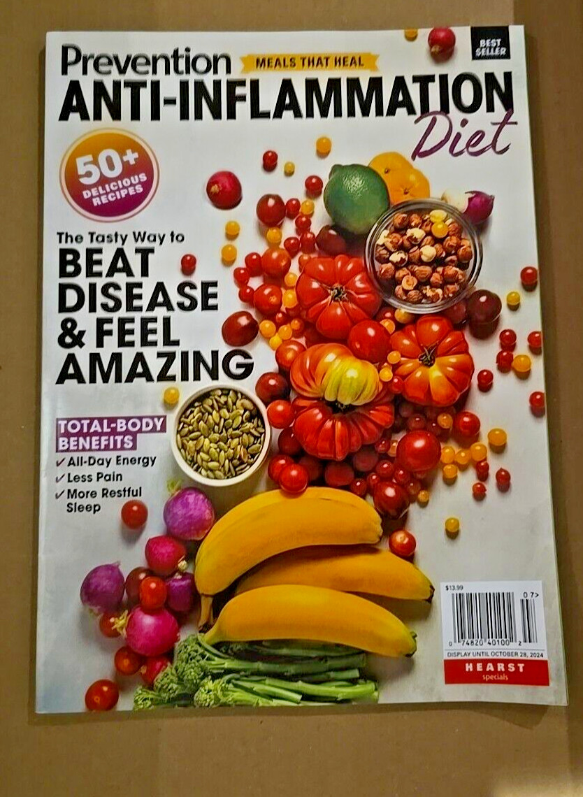 PREVENTION MAGAZINE – ANTI INFLAMMATION DIET – BRAND NEW – SUMMER 2023