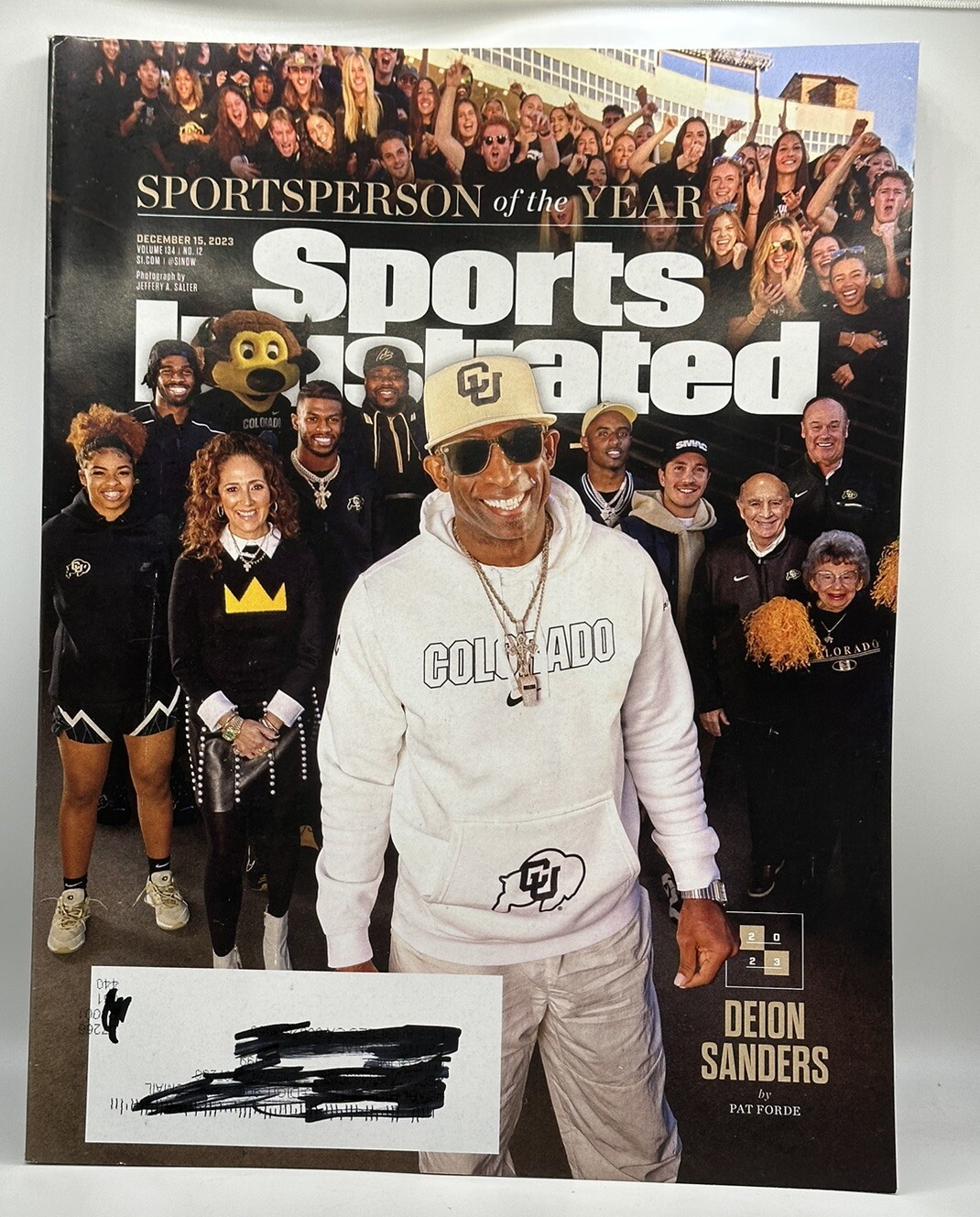 Sports Illustrated Mag Deion Sanders University Colorado Boulder Football 2023