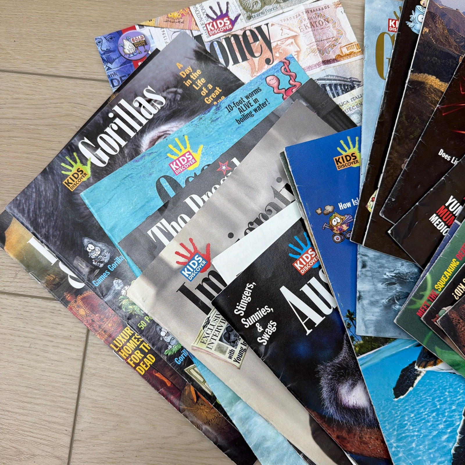 Kids Discover Magazine Lot 25+ Assorted Educational Back Issues