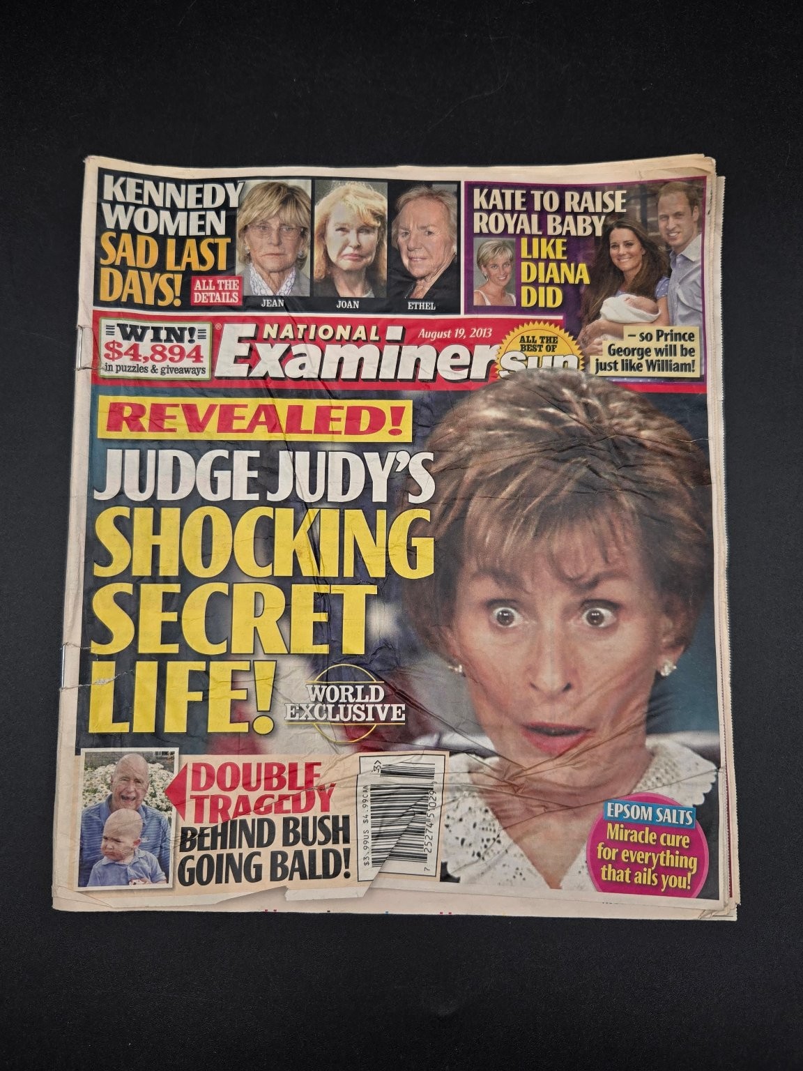 National Examiner Magazine August 19 2013 Judge Judy Shocking Secret Life