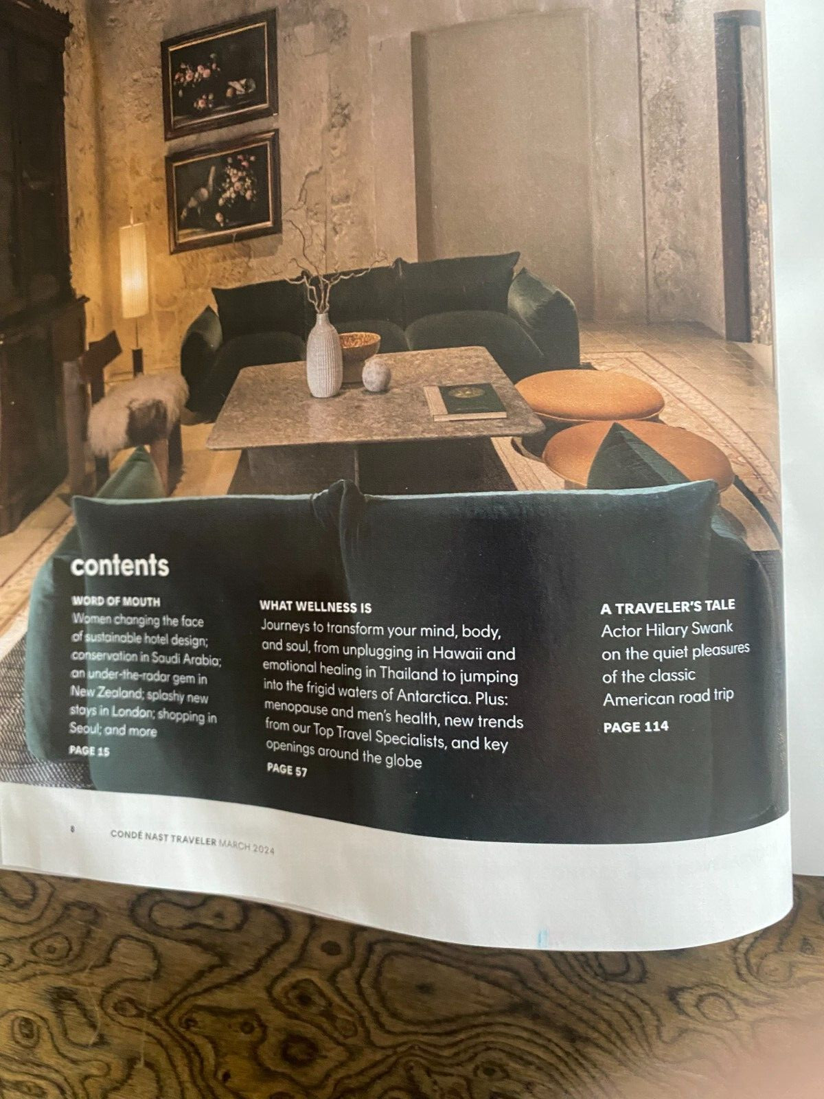 Conde Nast Traveler Wellness Special March 2024 LA Berlin Canada Seoul Sri Lanka