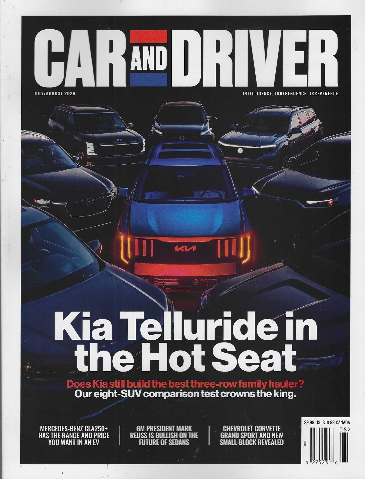 Car and Driver Magazine July / August 2026: Kia Telluride