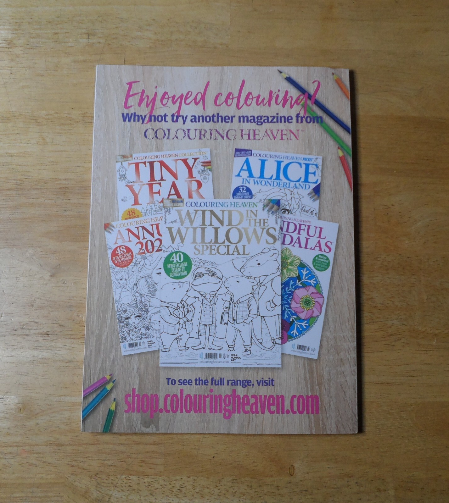 Colouring Heaven Garden Fairies Special Coloring Book Issue 123 *NEW*