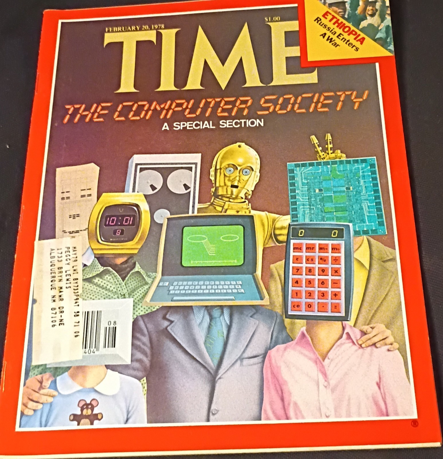 TIME Magazine February 20 1978 Computers The Computer Society Section