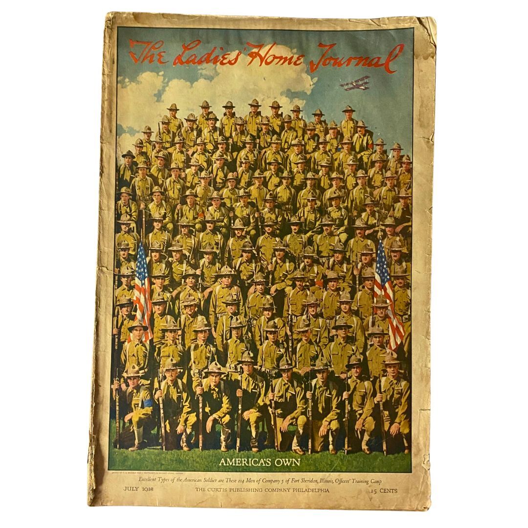 VTG The Ladies Home Journal Magazine July 1918 America’s Own Soldiers No Label