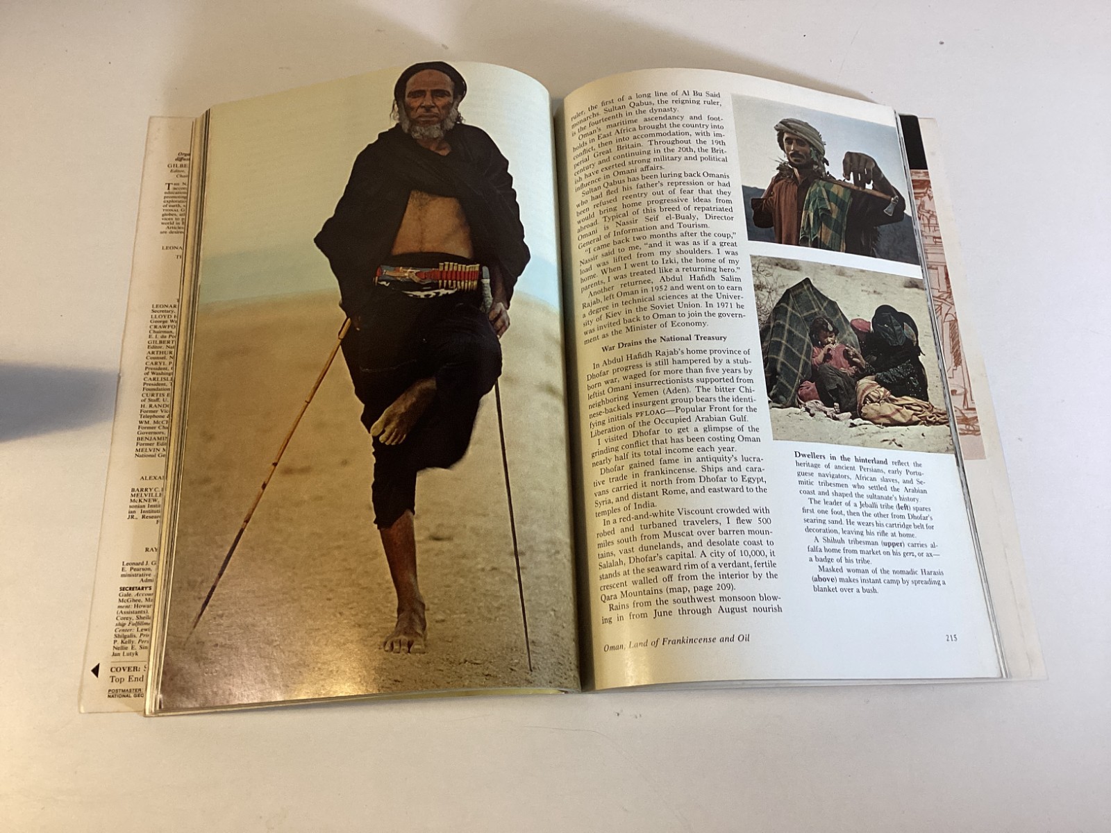 National Geographic Feb 1973 AUSTRALIA Oman JOURNEY TO MARS Bangladesh Tribe
