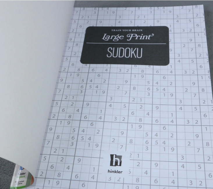 Large Print Sudoku Book Bundle Brain Games Puzzle Books Train Your Brain Set 2