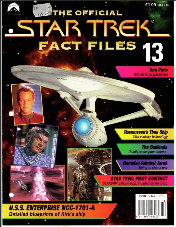 STAR TREK FACT FILES MAGAZINE 127 Select Issue Collection On USB Thumb Drive