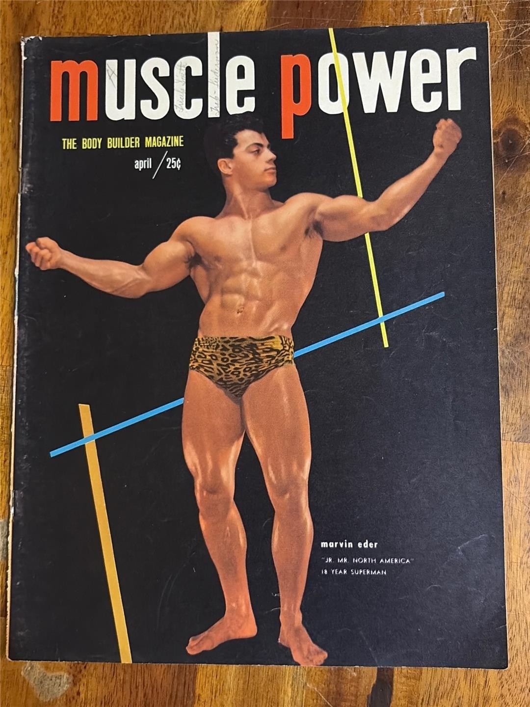 MUSCLE POWER bodybuilding fitness magazine MARVIN EDER 4-50