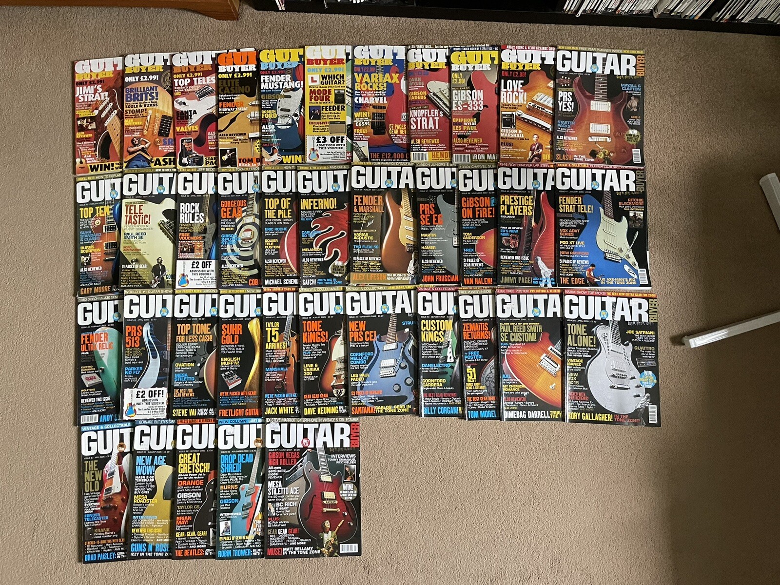 Guitar Buyer Magazine – multiple issues available