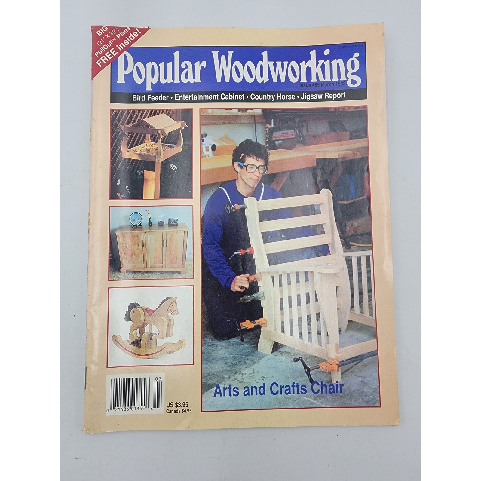 Popular Woodworking Magazine Issue 65 March 1992 Arts and Crafts Chair Plans
