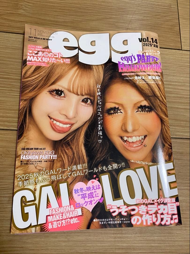 egg magazin vol.14 Japanese Girl Gal Fashion Makeup magazine New