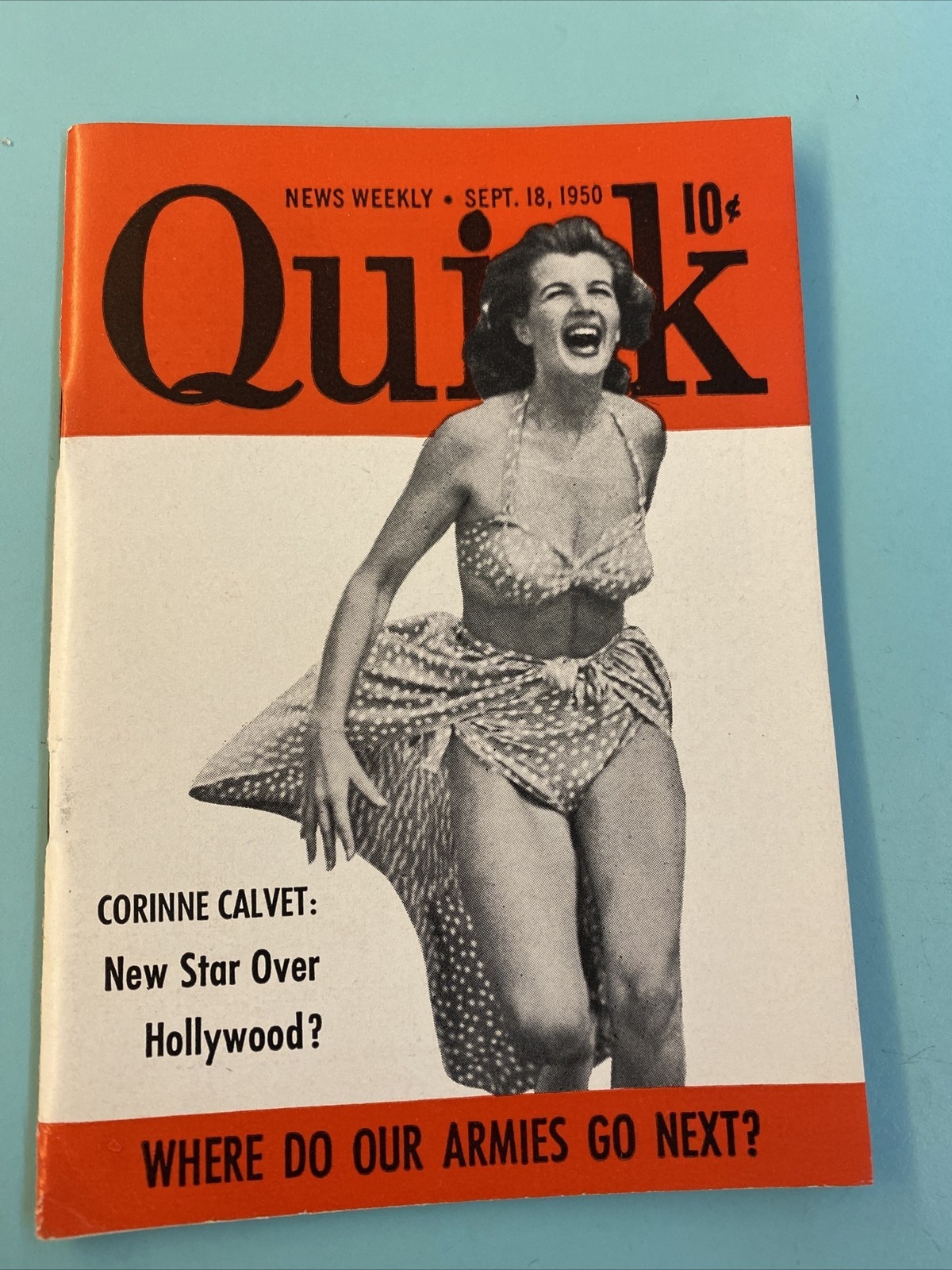 1950 September 18 Quick Magazine Corinne Calvert New Star Over Hollywood