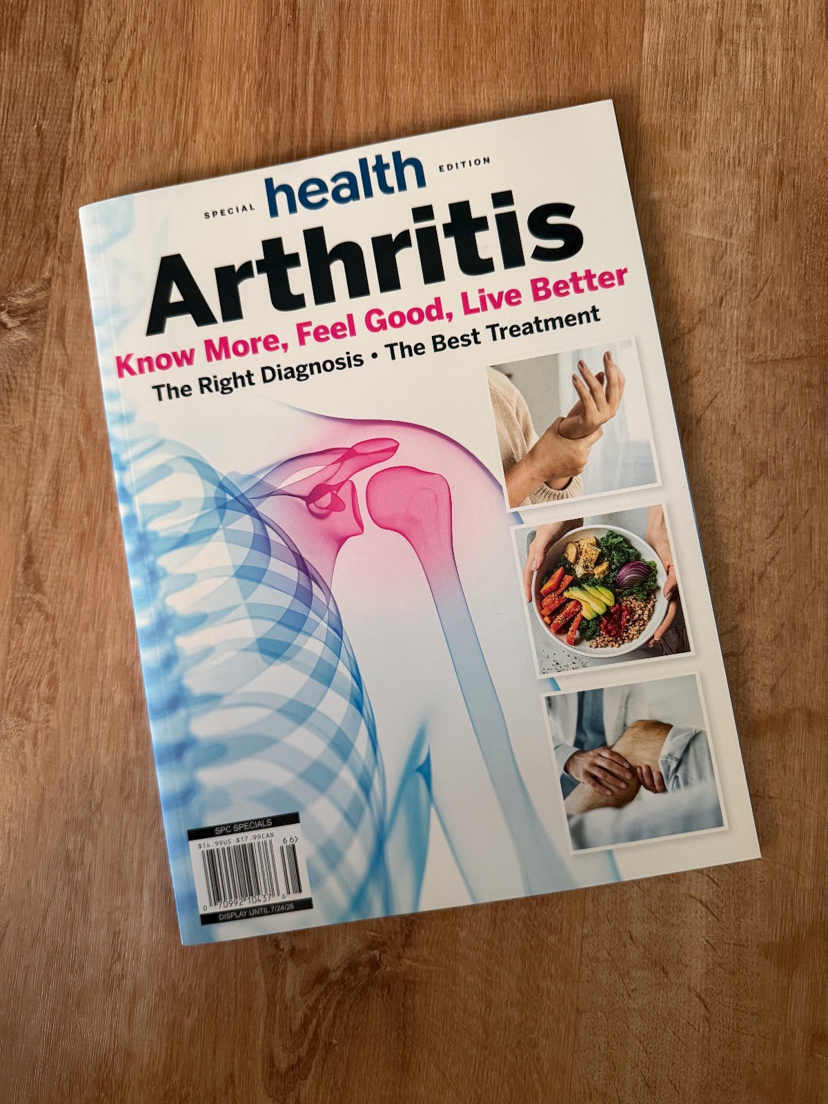 Health Magazine. Arthritis Know More Feel Good Live Better Diagnosis Treatment