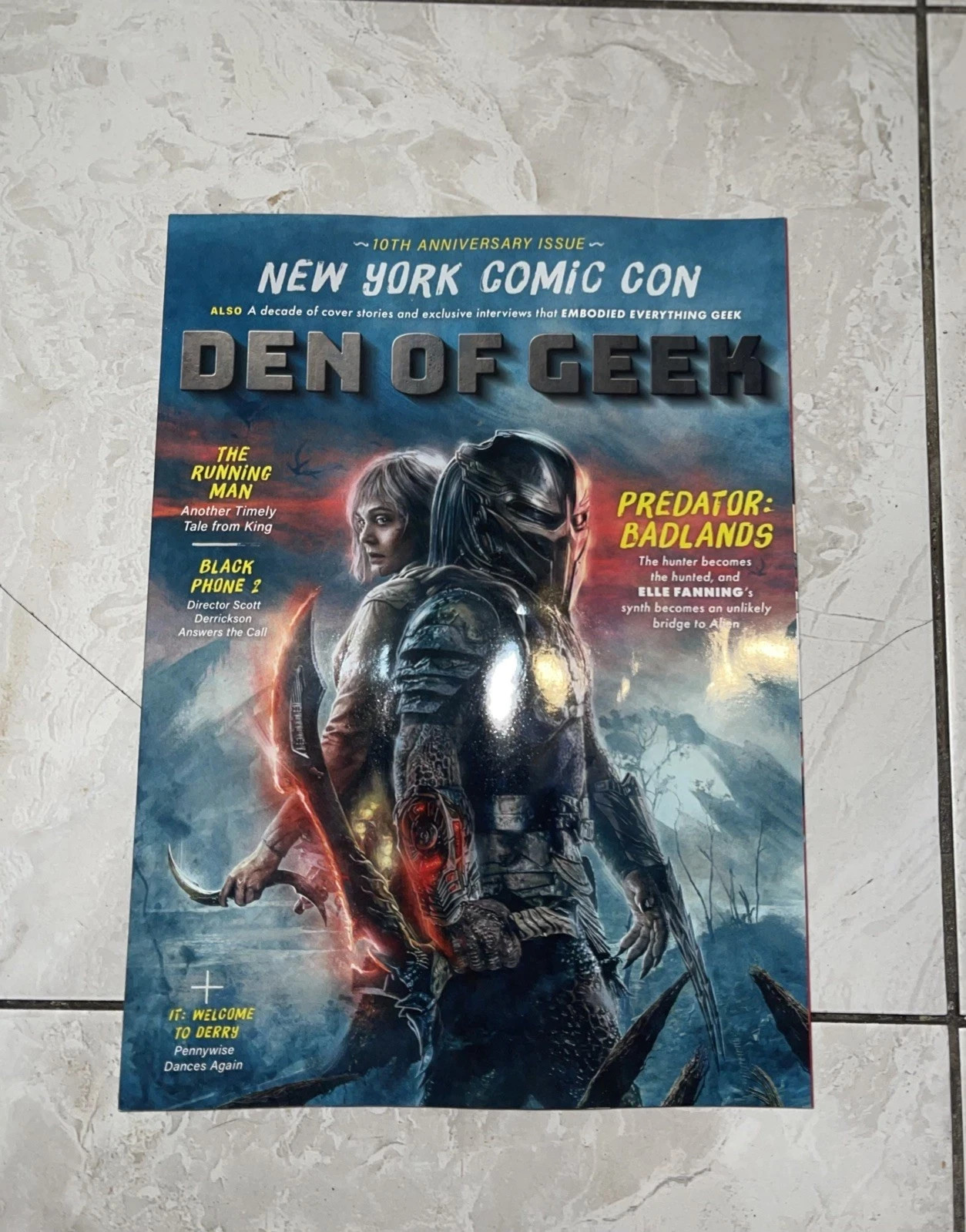 10th Anniversary ISSUE 19 NYCC New York Comic Con Den of Geek Magazine 2025
