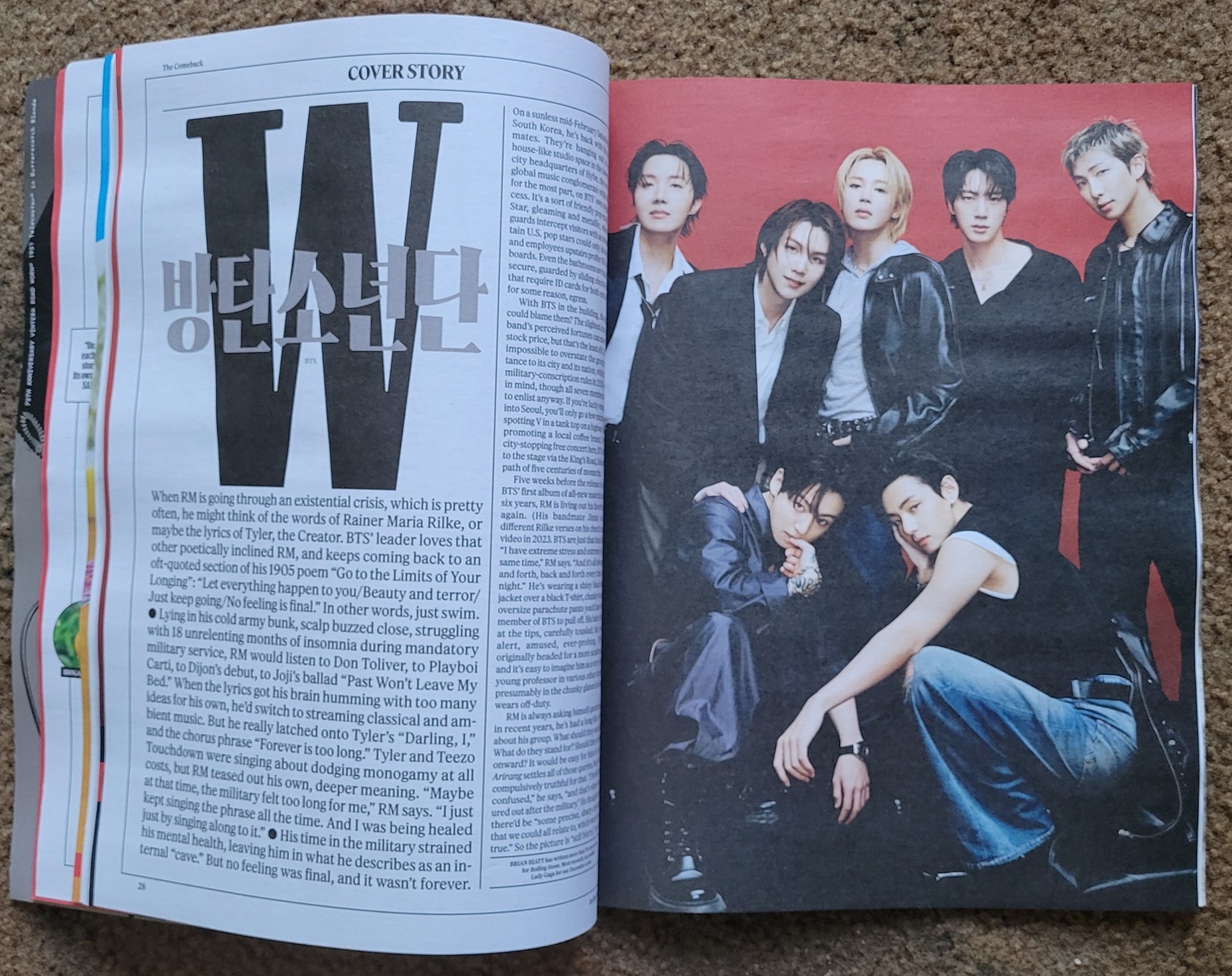 BTS * Rolling Stone Magazine May 2026 RM, Jin, Suga, J-Hope, Jimin, V, Jung Kook