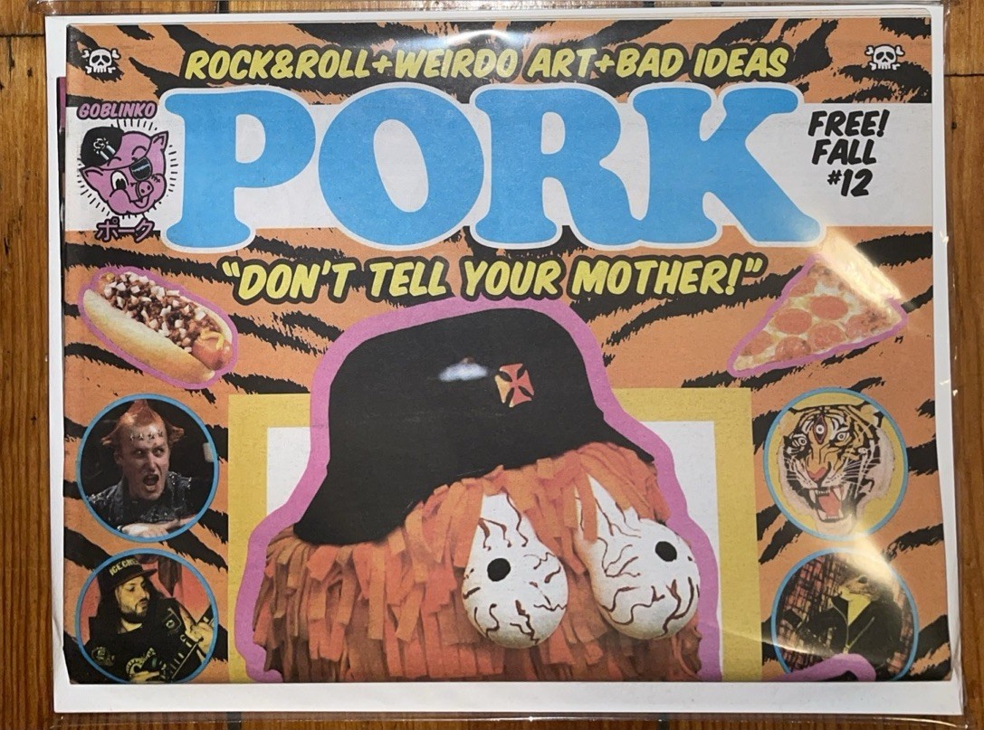 Pork #12 Fall 2013 Indie Punk Alt Comic Prose Tabloid Newspaper Zine NEW VF/NM