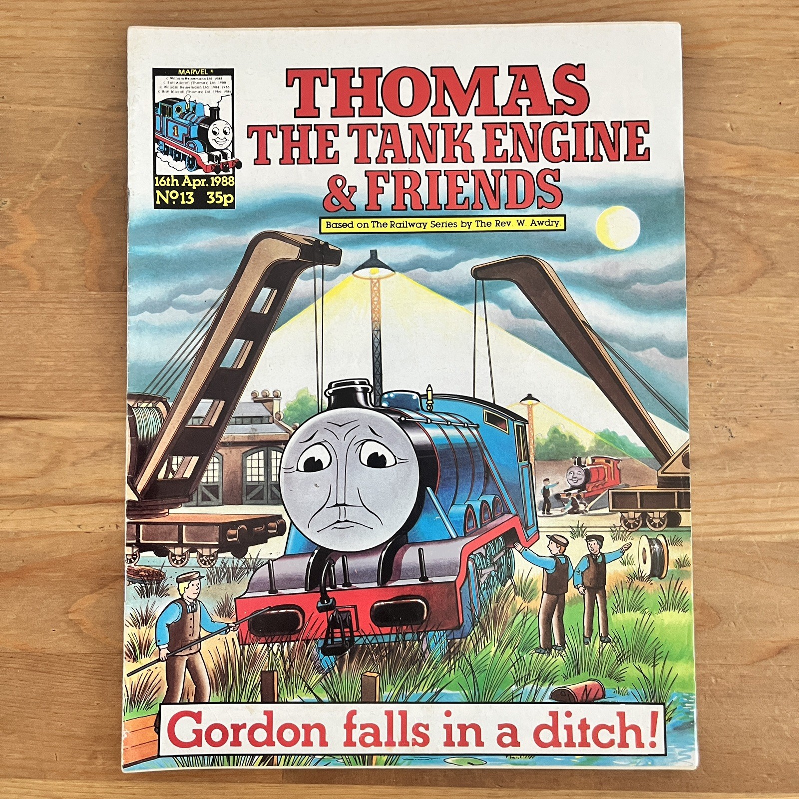 #13 Thomas The Tank Engine & Friends Magazine 16th April 1988 Marvel Comics