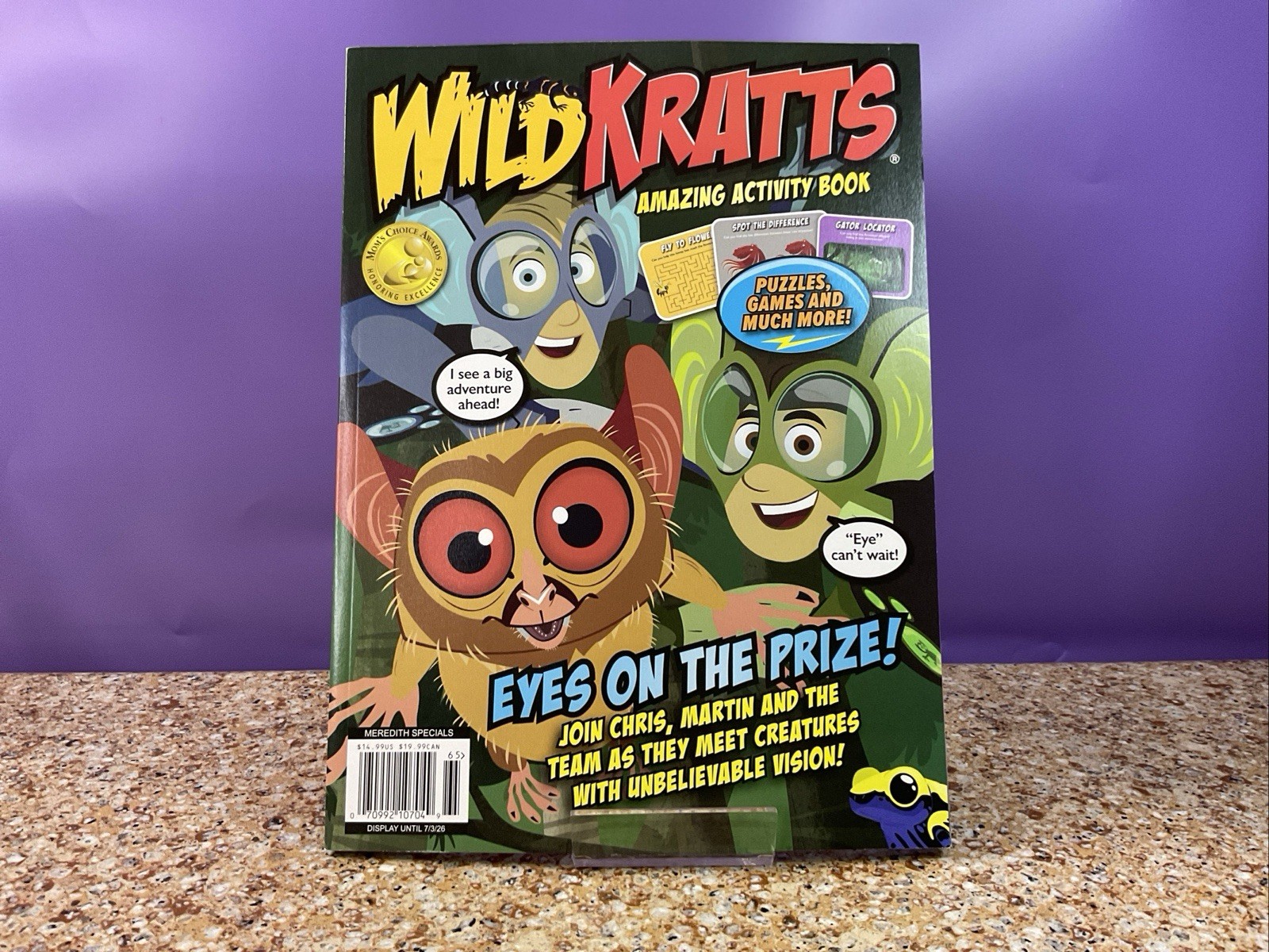 Wild Kratts July 2026 Magazine Amazing Activity Book Puzzles Games & Much More