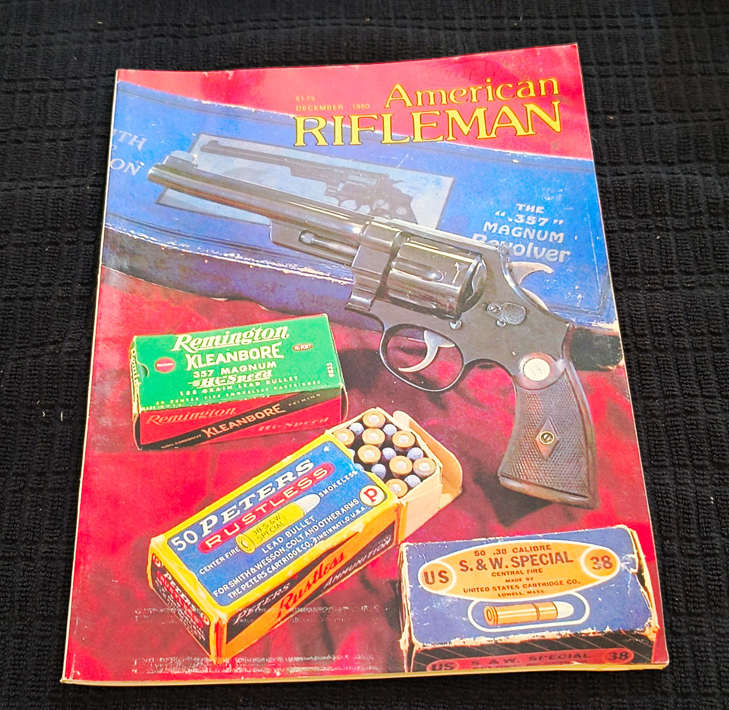 American Rifleman December 1980 Illustrated Magazine, English Firearms Shooting