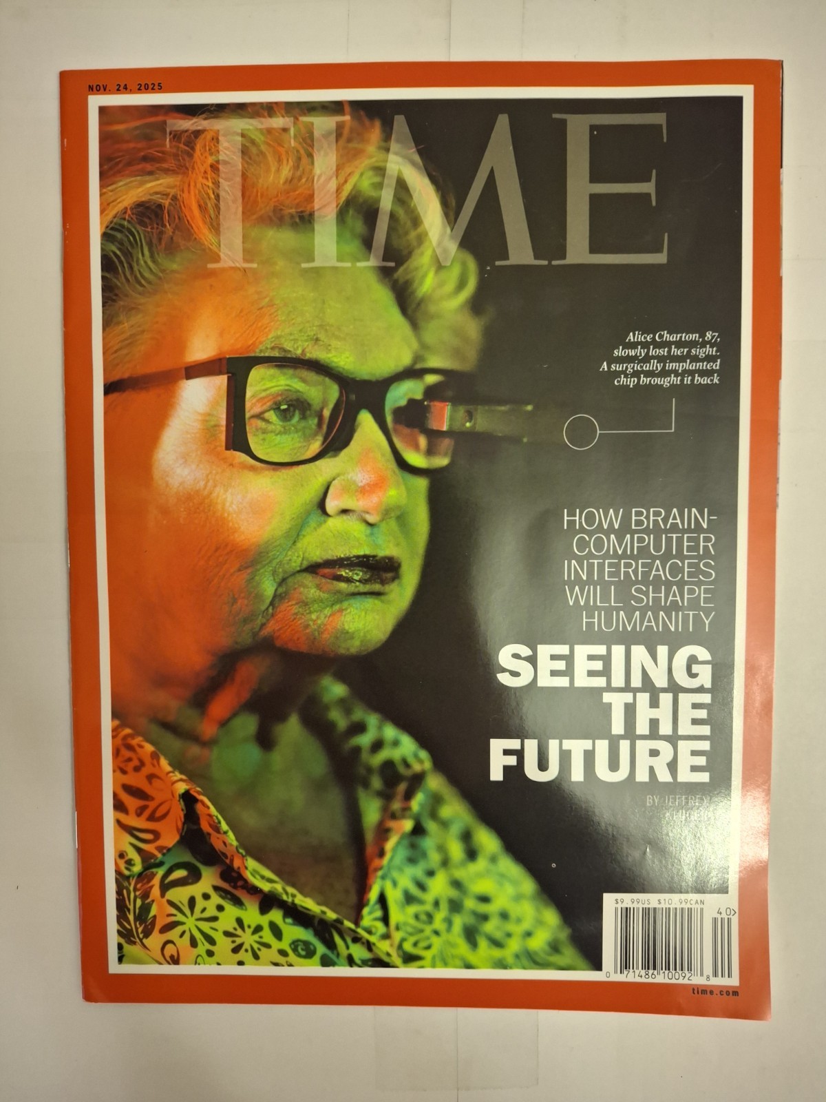 TIME Magazine November 2025 Seeing The Future