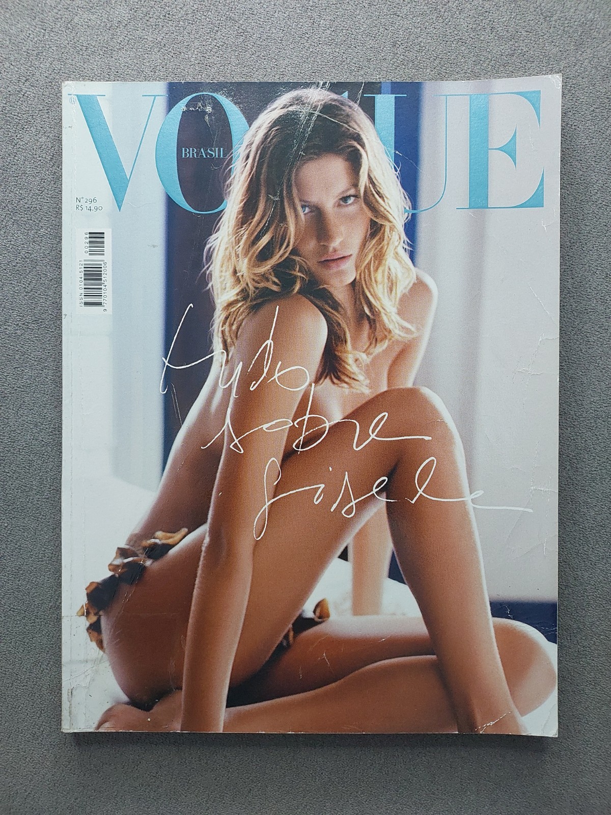 2003 RARE Gisele Bündchen by Bob Wolfenson VOGUE BRAZIL FEBRUARY BUNDCHEN BRASIL