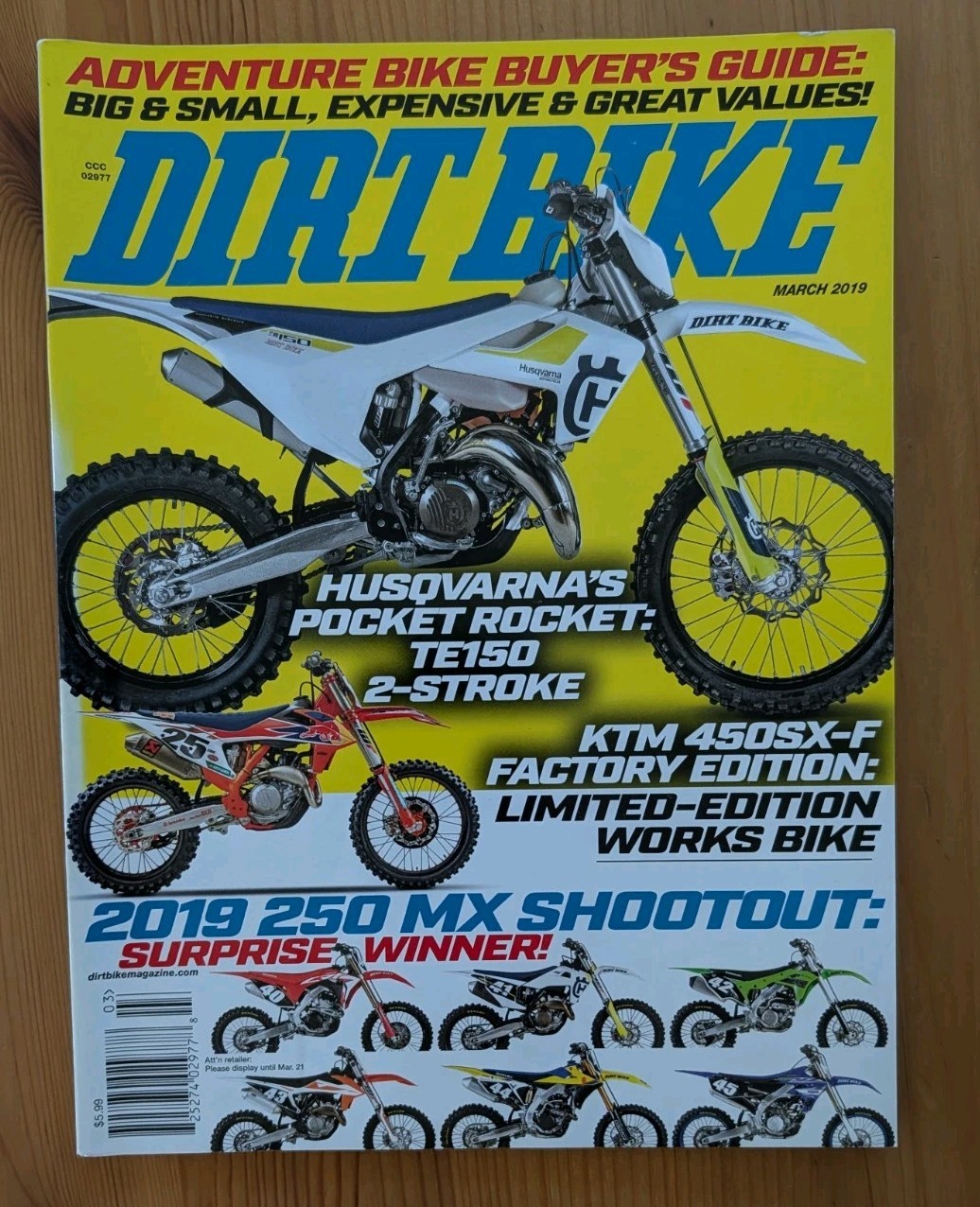 Dirt Bike Magazine Mar 2019 Adventure Bike Buyer’s Guide MX Shootout Surprise!