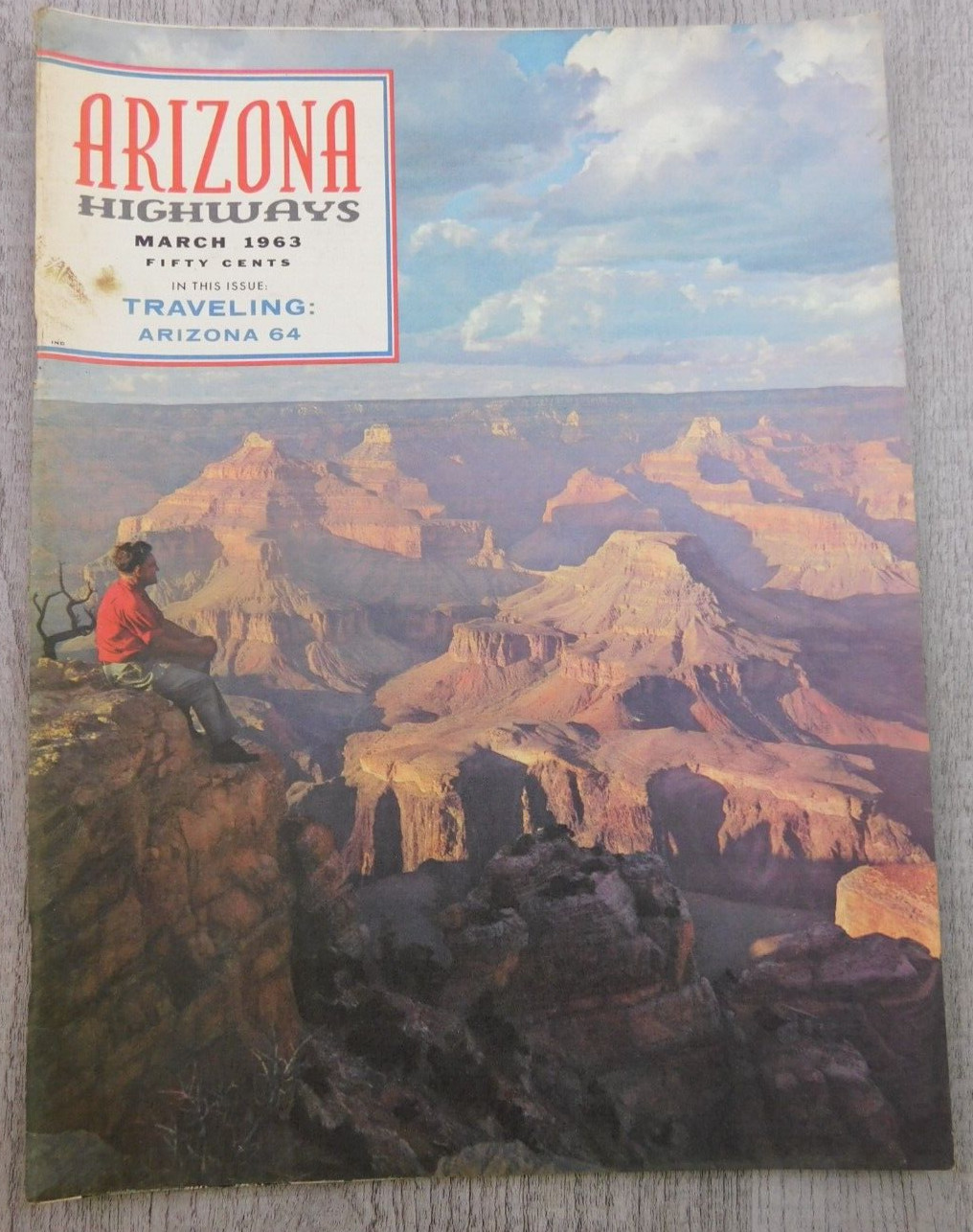 ARIZONA HIGHWAYS MAR 1963 Vol 39 No 3 Traveling: Arizona 64 Nature Landscape