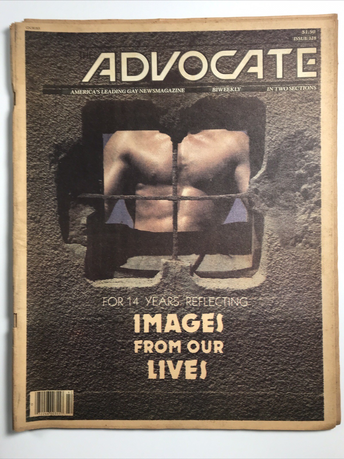 ADVOCATE newspaper magazine #328 October 15, 1981 Gay LGBTQ+ Articles Ads VTG