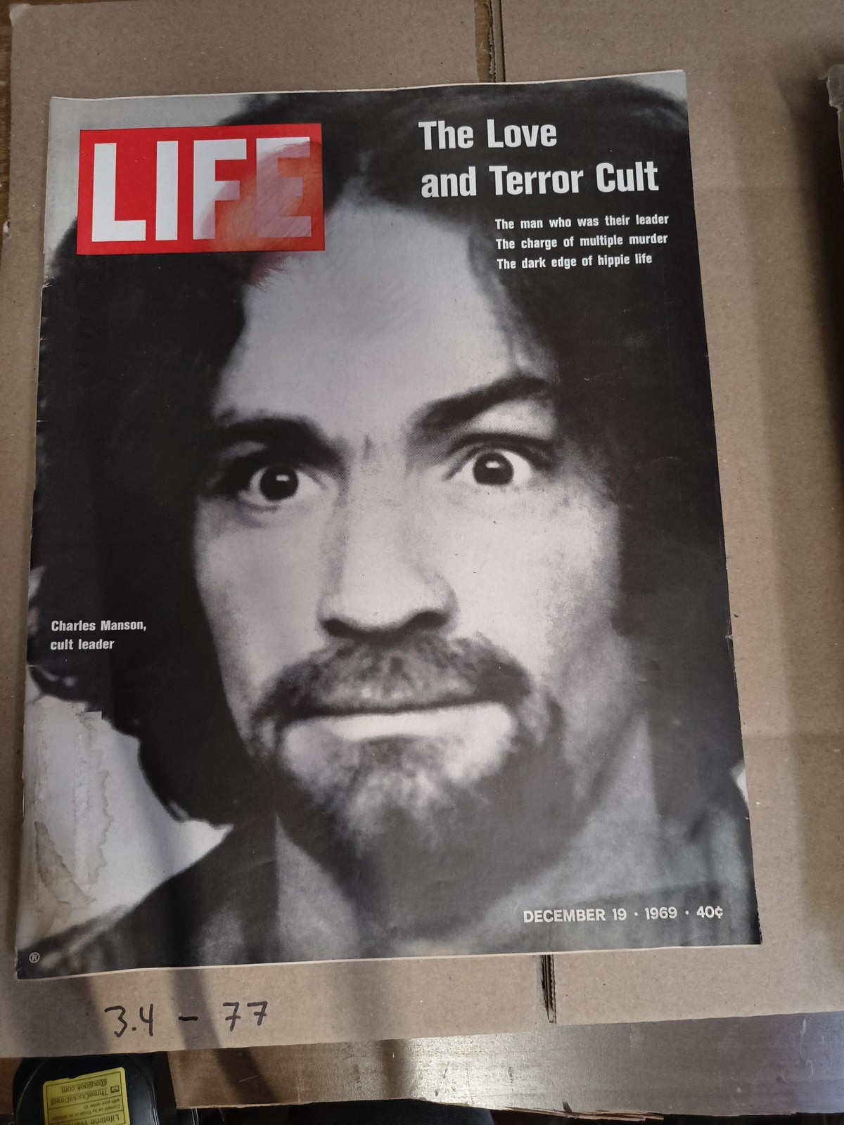 Life Magazine – December 19, 1969 Manson